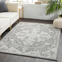 Livabliss Harput-Vintage Blue Orange Yellow Grey Traditional Boho Living Dining Bedroom Rug 160 X 220 Cm Easy Care, Non Shedding - thumbnail 2