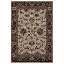 Luxurious Easy To Clean Bordered Floral Traditional Persian Rug For Living Room & Bedroom-120Cm X 180Cm - thumbnail 6