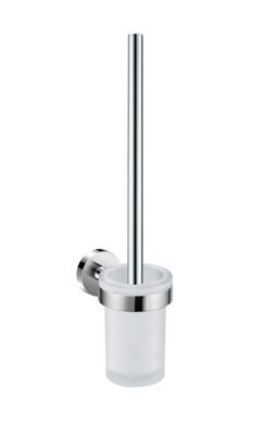 Cosmic Toilet Brush, Chrome, Wall-Mounted, Glass And Metal, Anti-Corrosion, Start Collection - image 1
