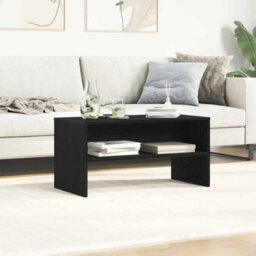 Berkfield Durable Tv Cabinet Black Oak 80X40X40 Cm Engineered Wood - thumbnail 3