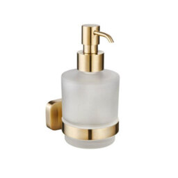 Aquarius Auro Soap Dispenser Brushed Brass Aqau52451 - thumbnail 1