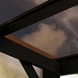 Outsunny 3 X 3(M) Pergola Kit Gazebo With Upf 50+ And Waterproof Polycarbonate Roof - thumbnail 9