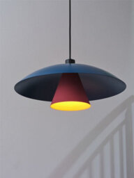 Osram Decor Flying Mushroom Pendant Ceiling Light E27 Blue Max 15W Led Modern - thumbnail 6