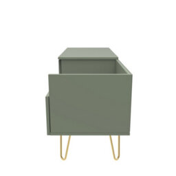 Fuji Tv Console Unit In Reed Green (Ready Assembled) - thumbnail 2