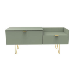 Fuji Tv Console Unit In Reed Green (Ready Assembled)