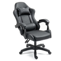 Home Treats Gaming Chair Black Recliner With Adjustable Height Lumbar Support Padded Cushion Racing Bucket Seat - thumbnail 4