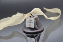 10Pcs Christmas Angel Bell Ornament,silver Christmas Bell Ornament,collectible Holiday Bell Engraved With Angel Wing - thumbnail 2