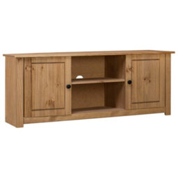 Walplus Tv Cabinet 120X40X50 Cm Solid Pine Wood Panama Range