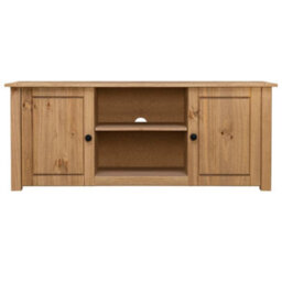 Walplus Tv Cabinet 120X40X50 Cm Solid Pine Wood Panama Range - thumbnail 2
