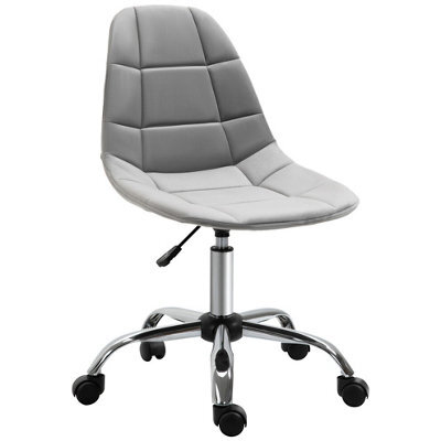 Ergonomic Office Chair With Adjustable Height For Home Office, Grey - image 1