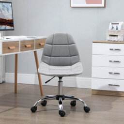 Ergonomic Office Chair With Adjustable Height For Home Office, Grey - thumbnail 4