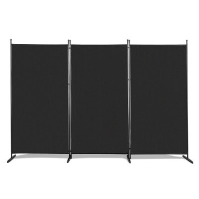 Trifold 3 Panels Folding Room Divider Freetand Wall Partition 6Ft Privacy Screen - image 1