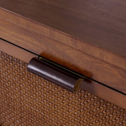 Teamson Home Hatteras Chest Of Drawers 5 Drawer Bedroom Dresser, Walnut - thumbnail 8