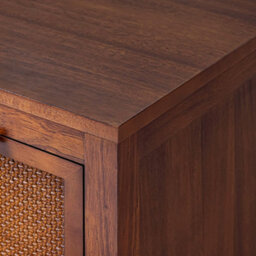 Teamson Home Hatteras Chest Of Drawers 5 Drawer Bedroom Dresser, Walnut - thumbnail 9