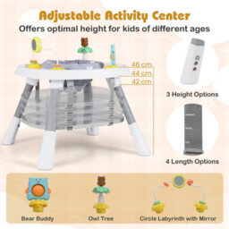 Gainoom 16-In-1 Grey Convertible Baby High Chair Multifunctional Kids Chair - thumbnail 8