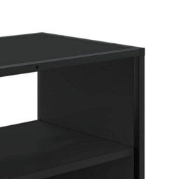 Berkfield Tv Cabinet Black 80X31X39.5 Cm Engineered Wood And Metal - thumbnail 8