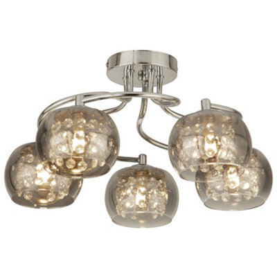 Pagazzi Lighting Pagazzi Escada 5 Semi-Flush Ceiling Light - image 1