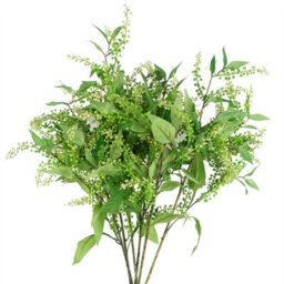 Leaf 85Cm Artificial Green Foliage Spray - thumbnail 4