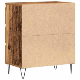 Berkfield Sideboard With Drawers Old Wood 60X35X70 Cm Engineered Wood - thumbnail 8