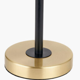 Pacific Lifestyle Black And Gold Metal Rise And Fall Table Lamp - thumbnail 5