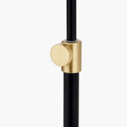Pacific Lifestyle Black And Gold Metal Rise And Fall Table Lamp - thumbnail 4