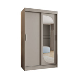 Arte Opulent Cashmere Lucy Sliding Door Wardrobe 1200mm X 2000mm X 620mm - A Luxurious Storage Sanctuary - thumbnail 1