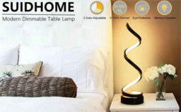 Led Spiral Table Light Dimmable  Usb Night Light, Ideal For Bedroom & Gifts - thumbnail 4