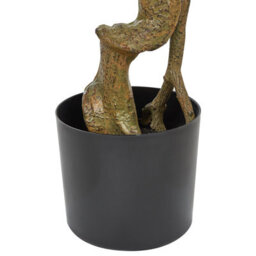 Beliani Artificial Potted Ruscus Tree 166 Cm Green With Cement Base - Indoor Decor Accent - thumbnail 5
