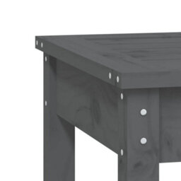 Berkfield Garden Bench Grey 80X44X45 Cm Solid Wood Pine - thumbnail 6