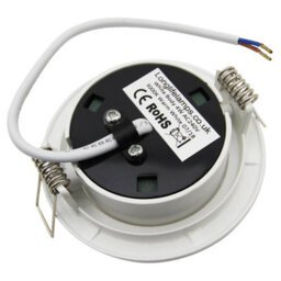 Long Life Lamps Company 4W Led Ceiling Downlight White Recessed Adjustable Spot Light Warm White Dwbww - thumbnail 5