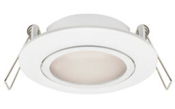 Long Life Lamps Company 4W Led Ceiling Downlight White Recessed Adjustable Spot Light Warm White Dwbww - thumbnail 1
