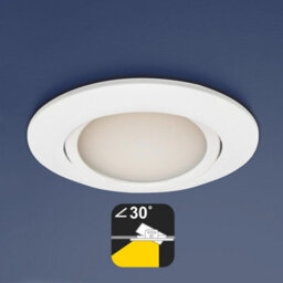 Long Life Lamps Company 4W Led Ceiling Downlight White Recessed Adjustable Spot Light Warm White Dwbww - thumbnail 3