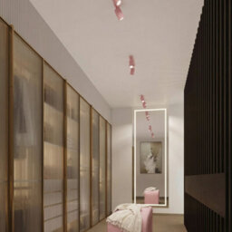 Luminosa Lighting Luminosa Karbon Ceiling Spotlight Clusters Pink 3X Gu10 - thumbnail 9