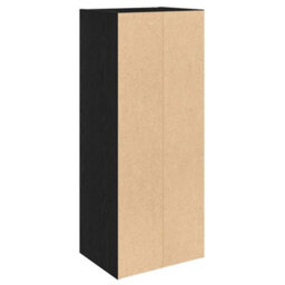 Berkfield Durable Bookcase Black Oak 31X24X77 Cm Engineered Wood - thumbnail 7