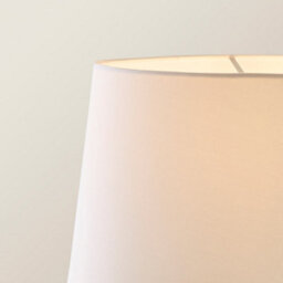 Valuelights Memphis Traditional Style Satin Nickel Barley Twist Floor Lamp With White Tapered Light Shade - thumbnail 4