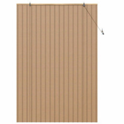 Berkfield Window Blinds & Shades Manual Light Brown 150 X 220 Cm Bamboo - thumbnail 2