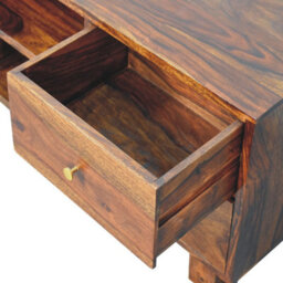 Wyld Haus Bologna Sheesham Wood Tv Media Unit 4 Drawers - thumbnail 7