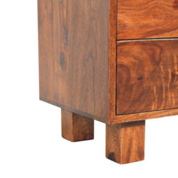 Wyld Haus Bologna Sheesham Wood Tv Media Unit 4 Drawers - thumbnail 8