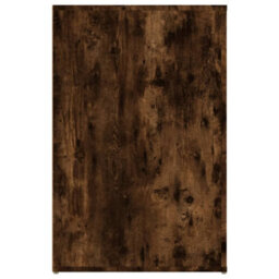 Berkfield Desk Smoked Oak 100X49X75 Cm Engineered Wood - thumbnail 8