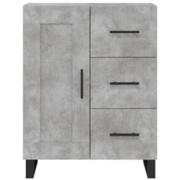 Berkfield Highboard Concrete Grey 69.5X34X180 Cm Engineered Wood - thumbnail 8