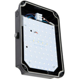 Outdoor Ip65 Commercial Bulkhead Wall Light - Cool White Led - Photocell Sensor - thumbnail 4