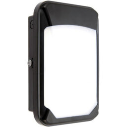 Outdoor Ip65 Commercial Bulkhead Wall Light - Cool White Led - Photocell Sensor