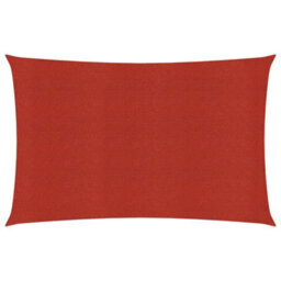 Berkfield Sunshade Sail 160 G/m2 Red 2X4.5 M Hdpe