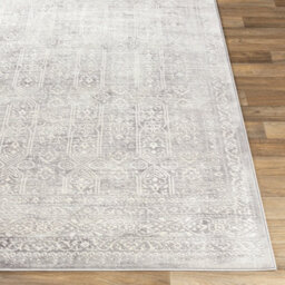 Livabliss Roma-Vintage Grey Off-White Charcoal Traditional Boho Living Dining Bedroom Rug 200 X 275 Cm Easy Care, Non Shedding - thumbnail 5