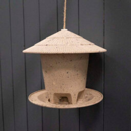 Four Candle Earthy Sustainable Coffee Bird Feeder - thumbnail 2