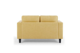 Home Detail Dale 2 Seater Linen Sofa, Mustard Linen Fabric - thumbnail 4