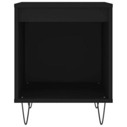 Vidaxl Bedside Cabinets 2 Pcs Black 40X35X50 Cm Engineered Wood - thumbnail 5