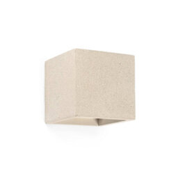 Luminosa Lighting Luminosa Kamen 1 Light Up & Down Wall Light Beige, G9 - thumbnail 1