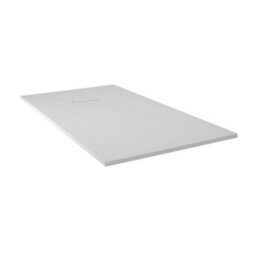 Homestylestore Black Grid Floating Glass Wet Room Walk In Shower Enclosure With White Slate Effect Tray 1400 X 800mm - thumbnail 3
