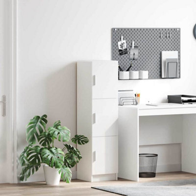 Walplus Highboard White 31.5 X 32 X 124 Cm Engineered Wood - image 1